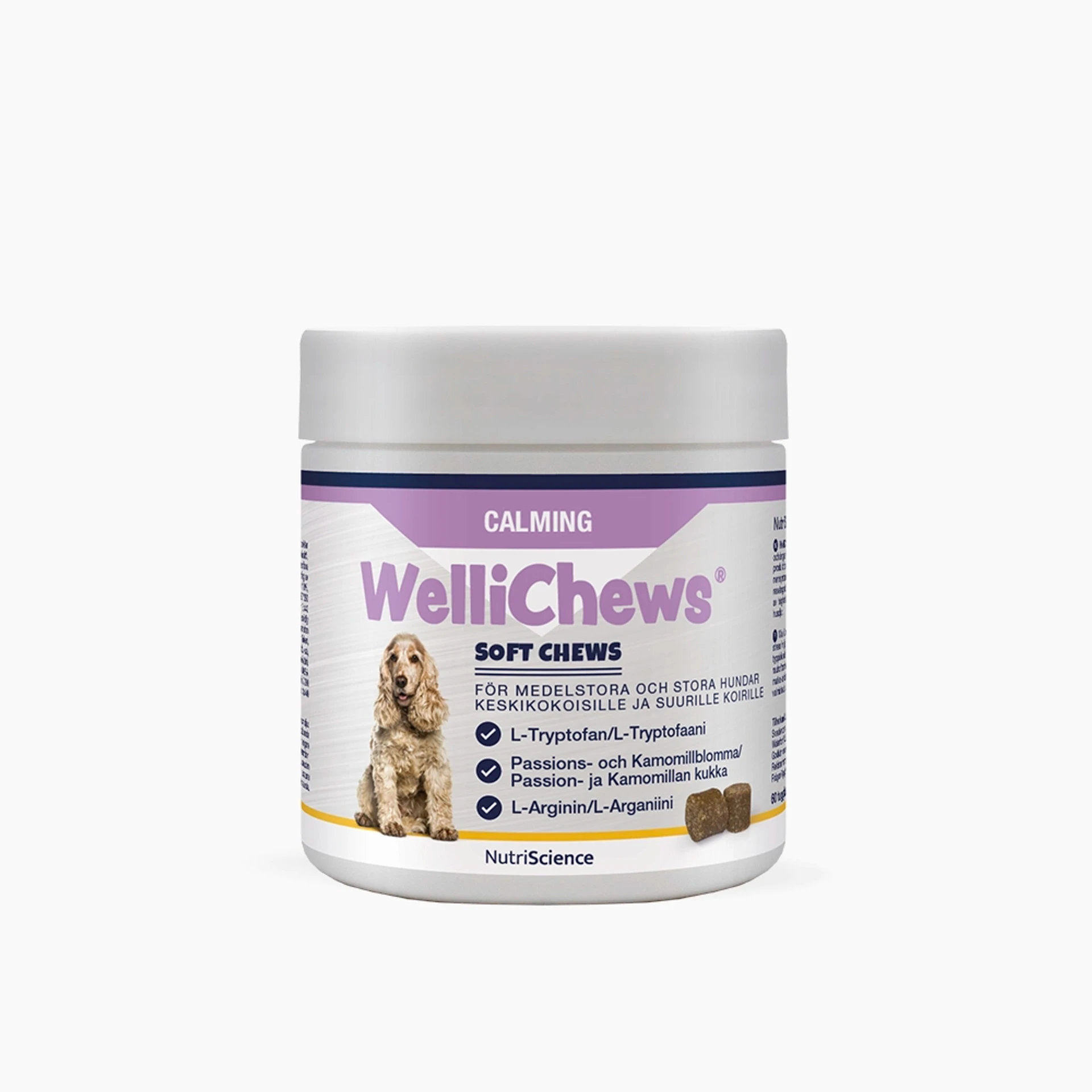 Wellichews Calm - Til mellemstore og store hunde 60 stk
